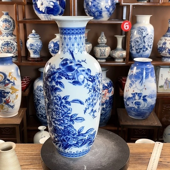 瓷片景德镇陶瓷赏瓶