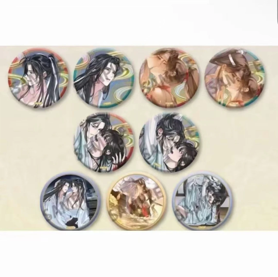日谷正版 魔道祖师 agf爱恋万象 第二弹吧唧徽章卡片 盲盒 AJ2026
