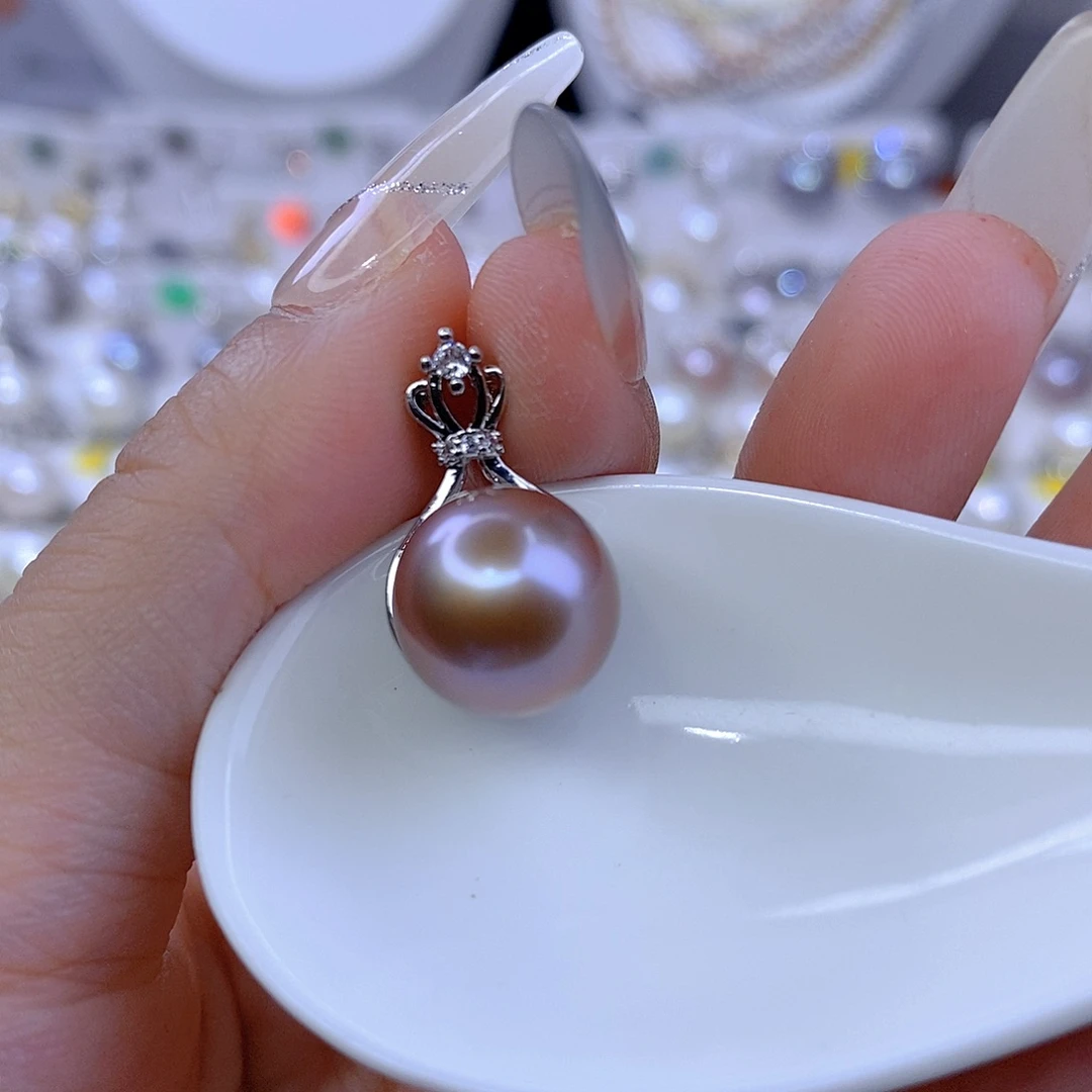 颈饰合金淡水珍珠