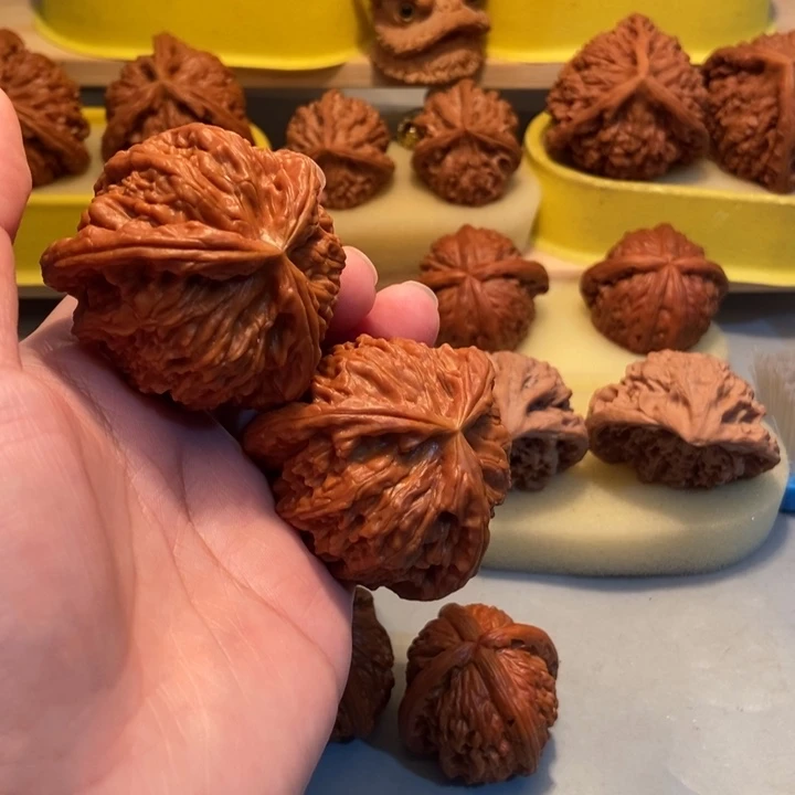 吊坠文玩核桃蓝**想