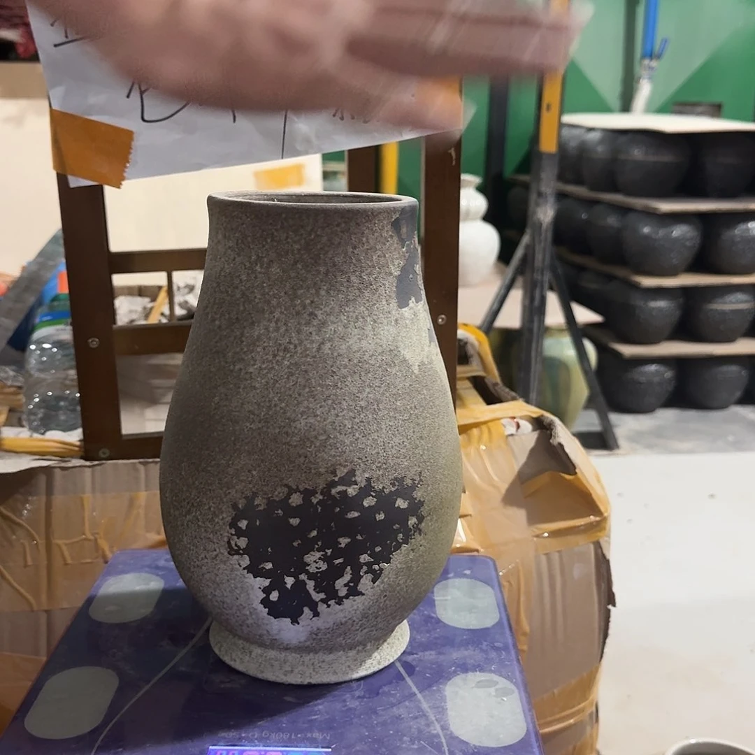 景德镇陶瓷花瓶高26口9