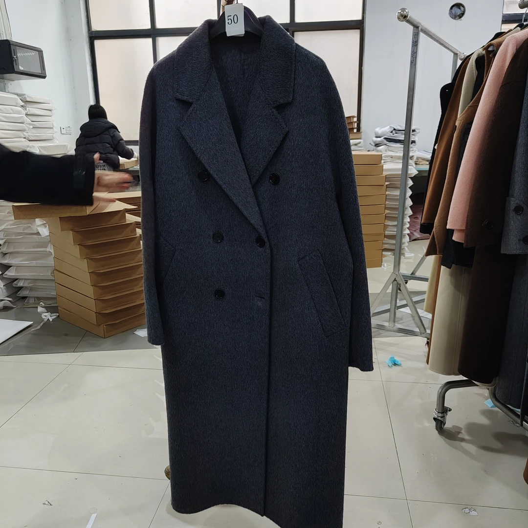 【果缎梅姐专属】羊绒羊毛大衣 YW-50