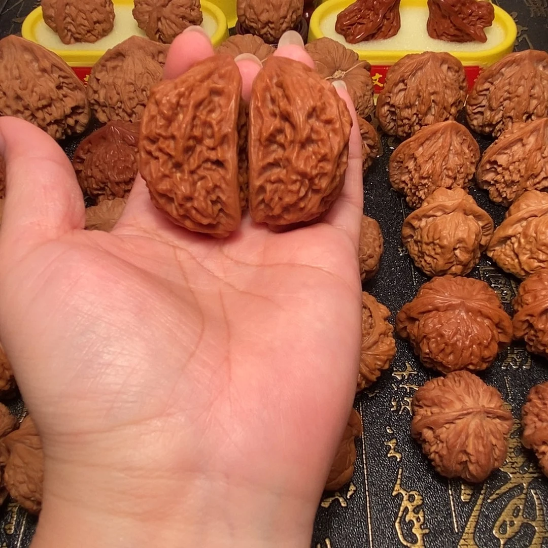 核桃文玩核桃半壁