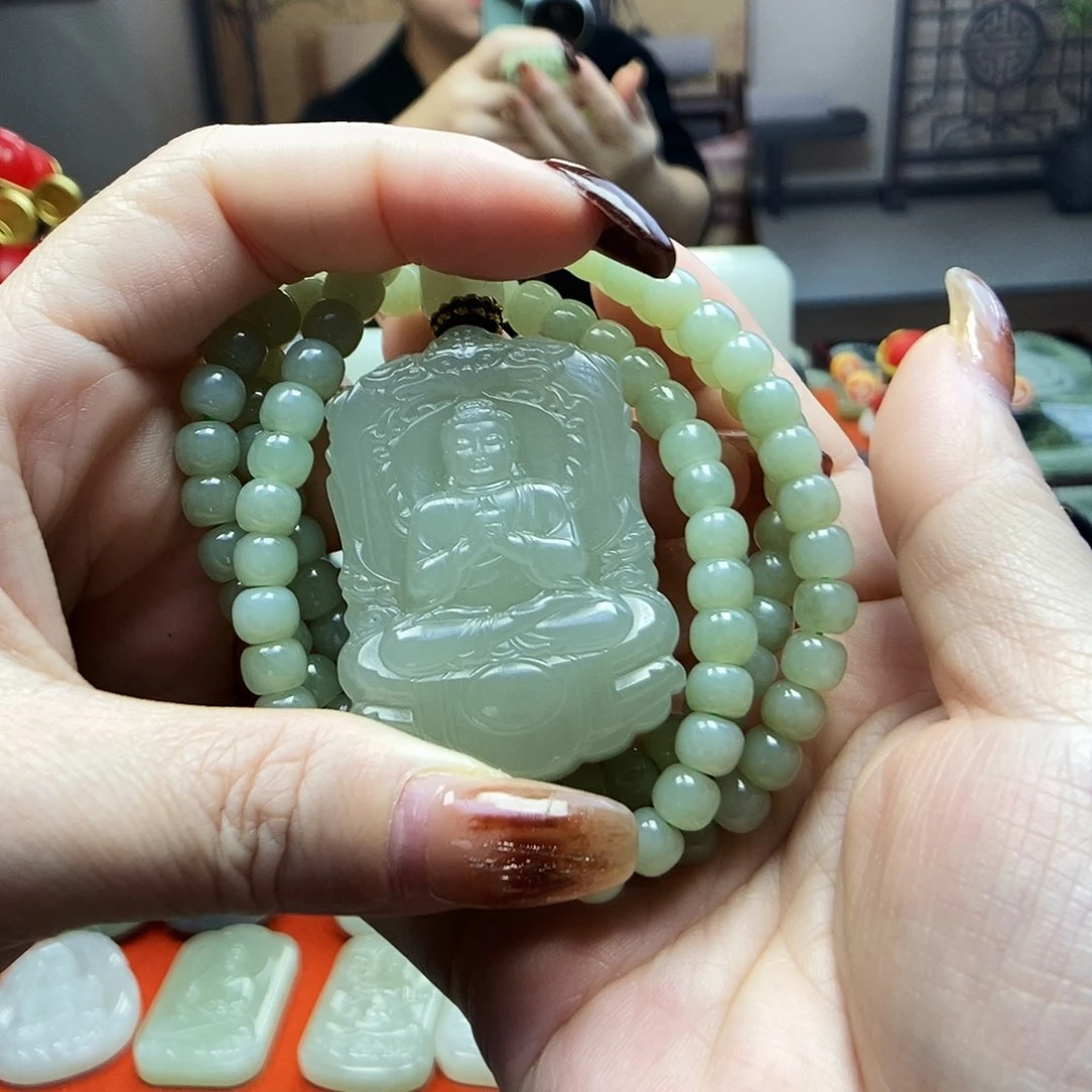 颈饰未镶嵌和田玉?****?