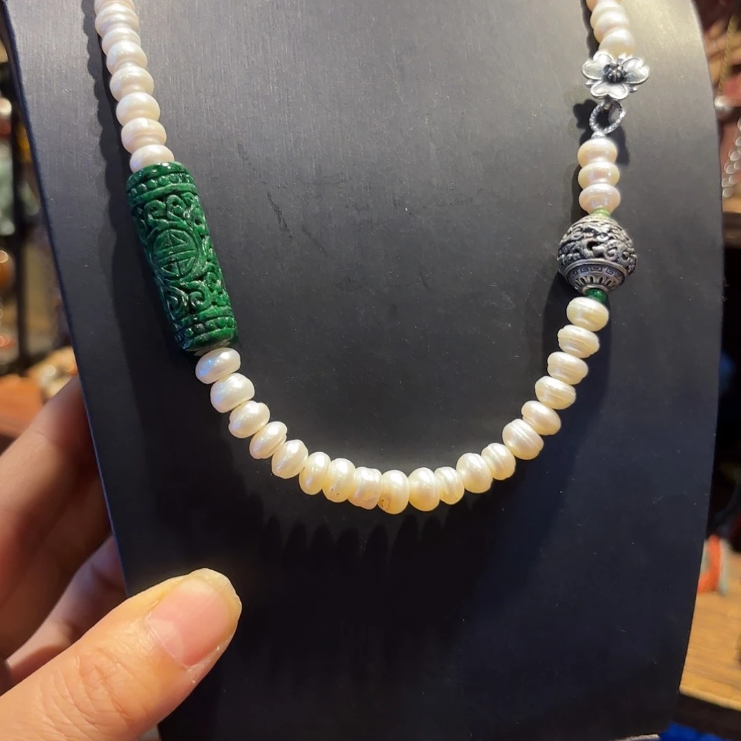 翡翠未镶嵌颈饰原创