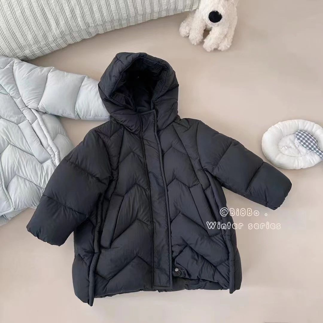 Bi8bo小童中长款新国标90绒羽绒服