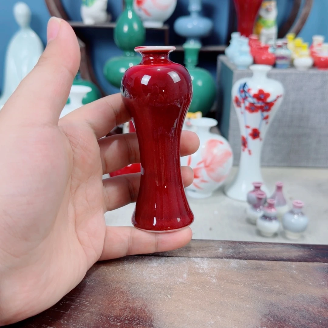陶瓷手工小花器摆件