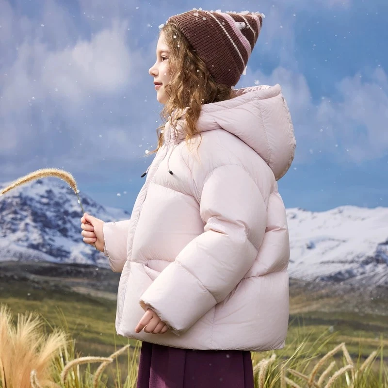 泡妈童装冬季儿童休闲女童男童羽绒服60053冬装外套