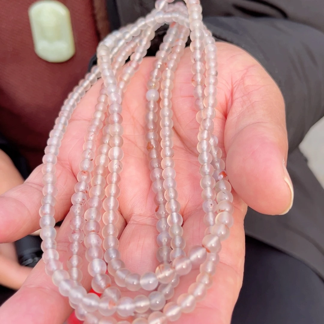 南红玛瑙颈饰未镶嵌保山南红白冰飘花多样性发货（拍一发一）