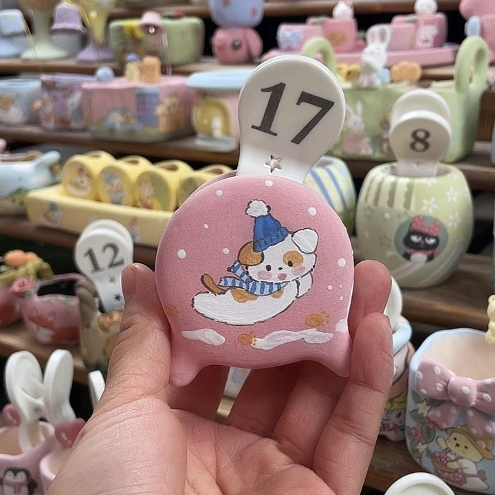 17…..手工手绘花盆