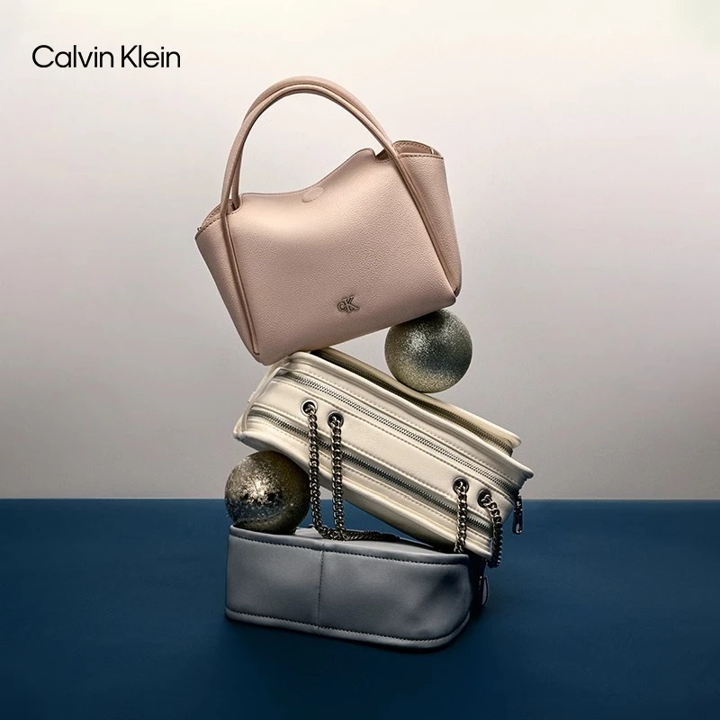 CK女包25春秋字母菜篮子包手提斜挎包元宝包