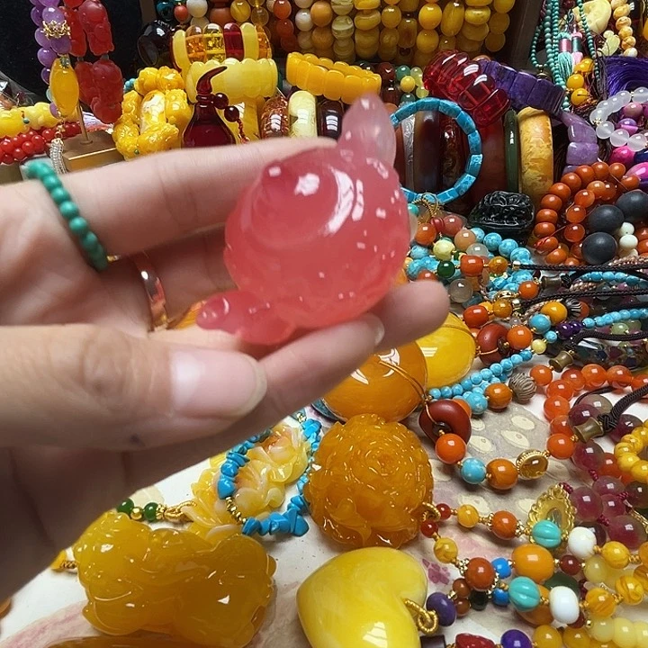 树脂制品991海云母把把壶
