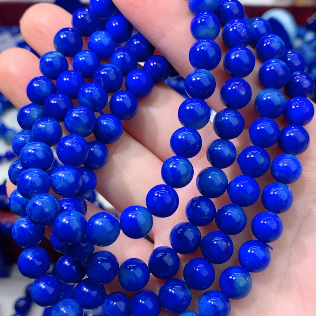 青金石未镶嵌7.8m108手链