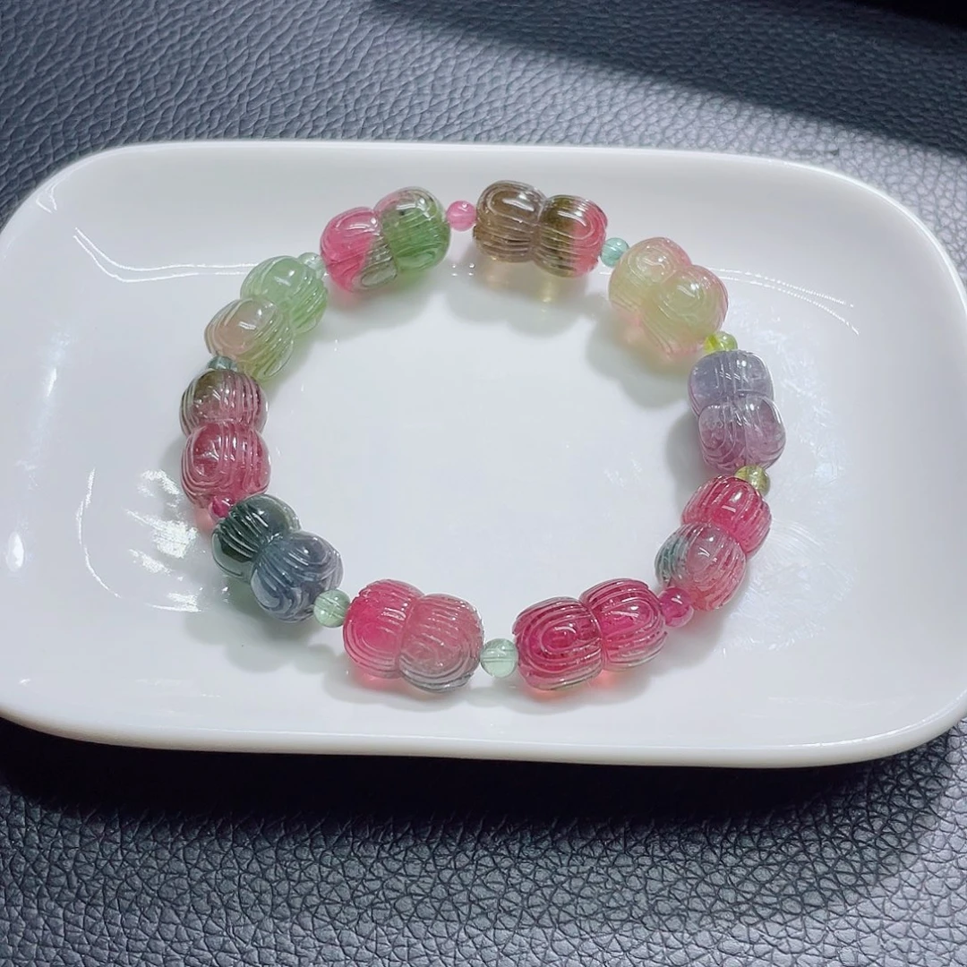 未镶嵌手链碧玺11mm左右