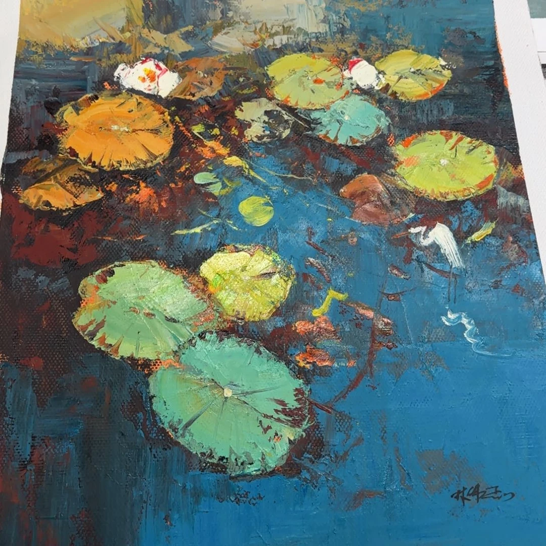 油画我是一个很喜欢你