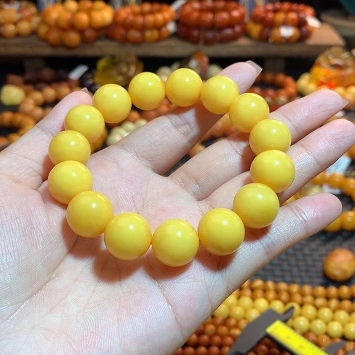 武***%蜜蜡未镶嵌手串蜜蜡手串