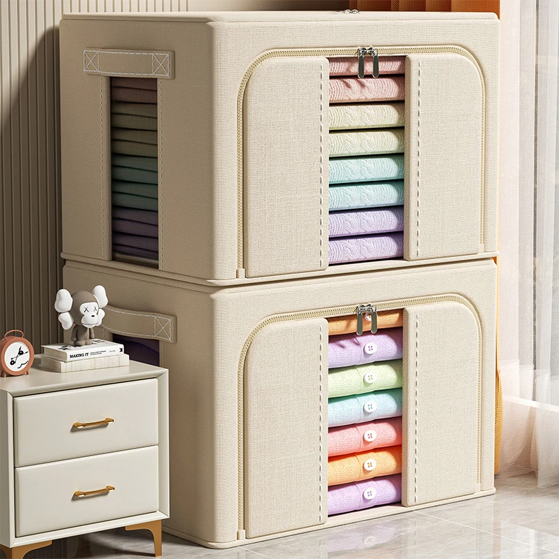 【3个装收纳箱大容量】牛津布收纳箱可折叠加装棉被衣服家用储物