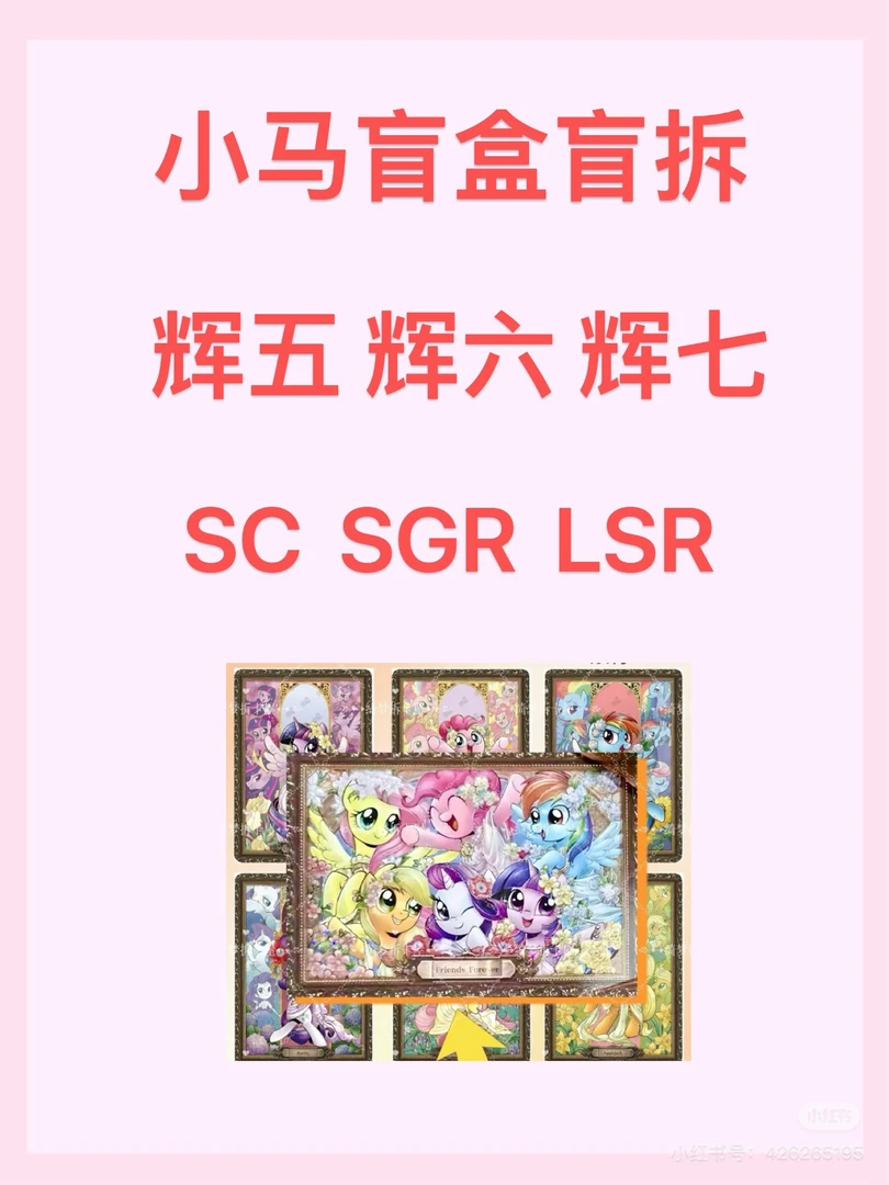 小马辉五 辉六 辉七 辉八LSR SGR SC盲格盲拆