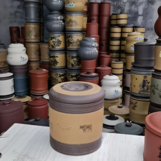 茶叶罐紫砂茶叶罐处理不退不换4