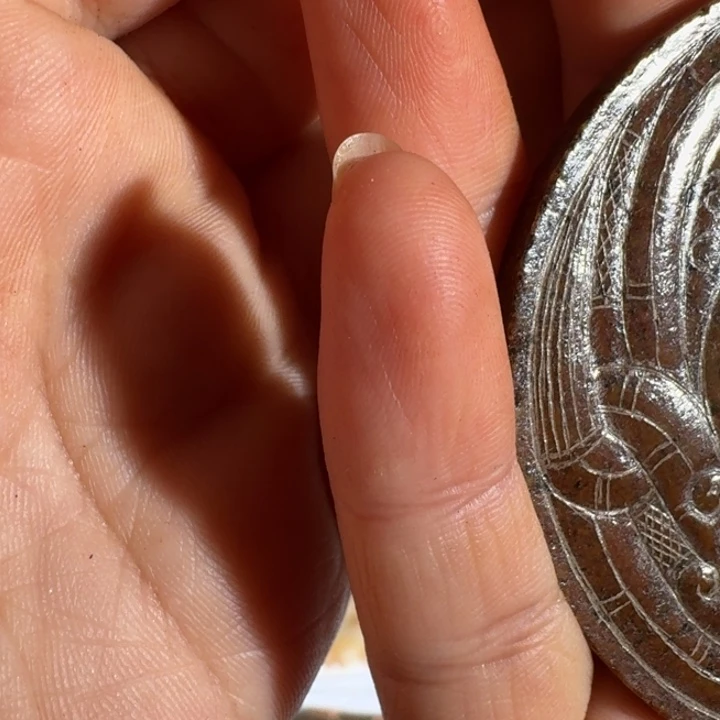 追***龙和田玉未镶嵌挂件