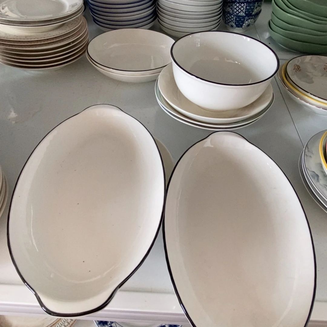 瓷2个鱼盘 福利活动不退不换