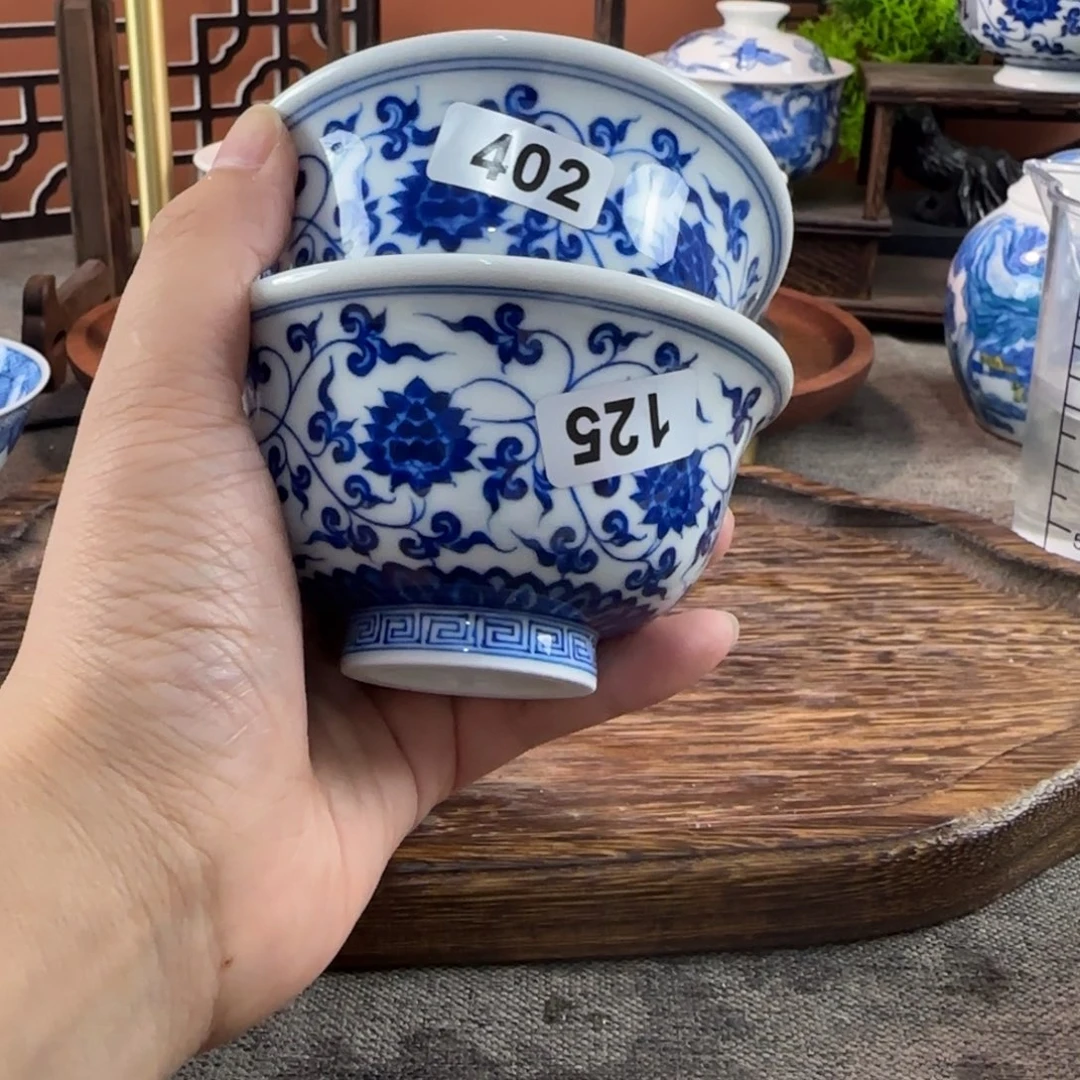 @***罗瓷片景德镇陶瓷手绘茶器402125