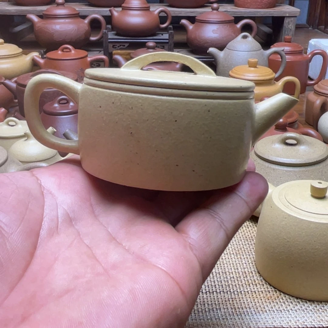 茶壶红泥宜兴紫砂壶全手工制作