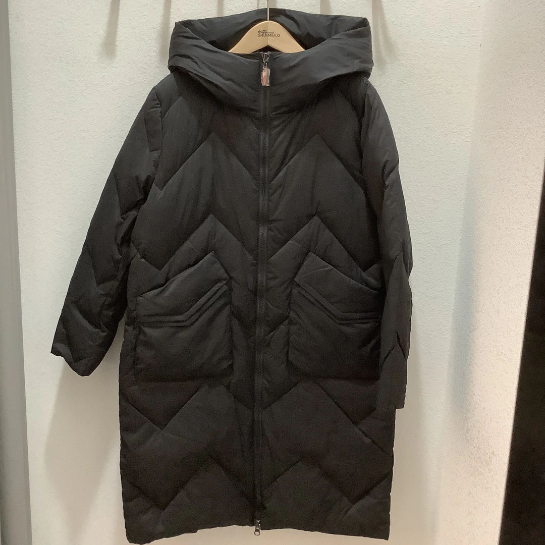 金影奇98692羽绒常规款中长休闲羽绒服1198女款