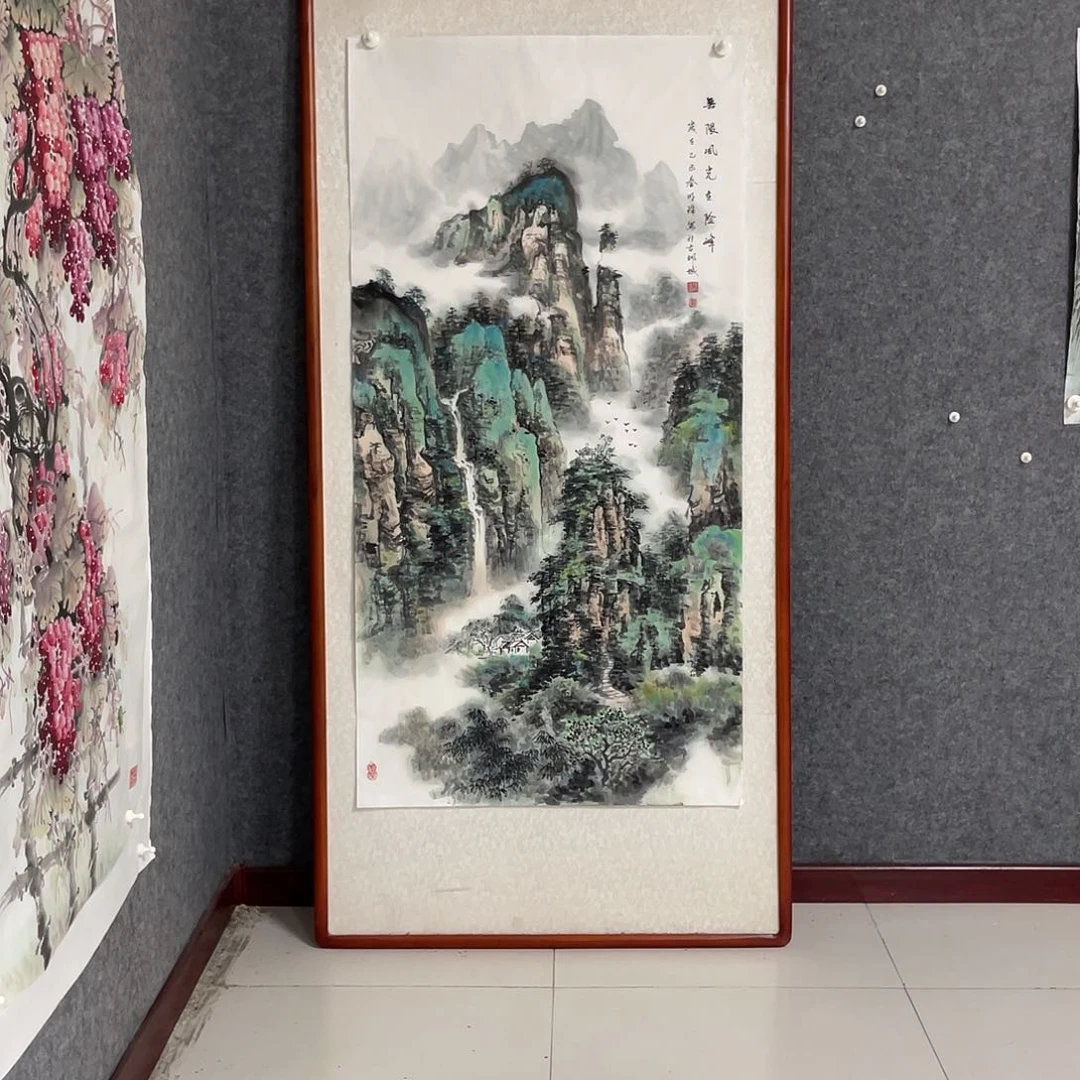 国画四尺画芯不带框 捡漏