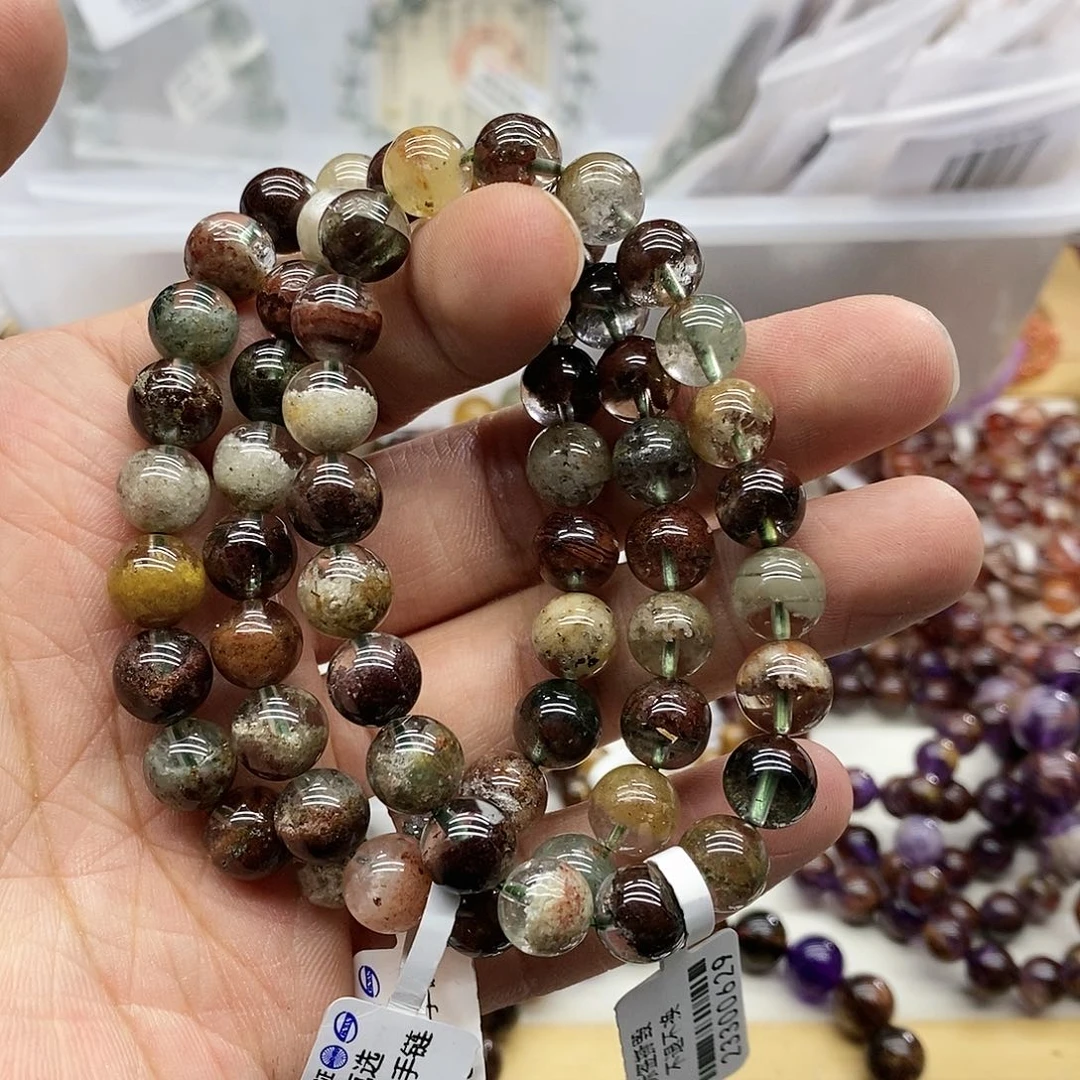 水晶手串未镶嵌多样性发货发一条