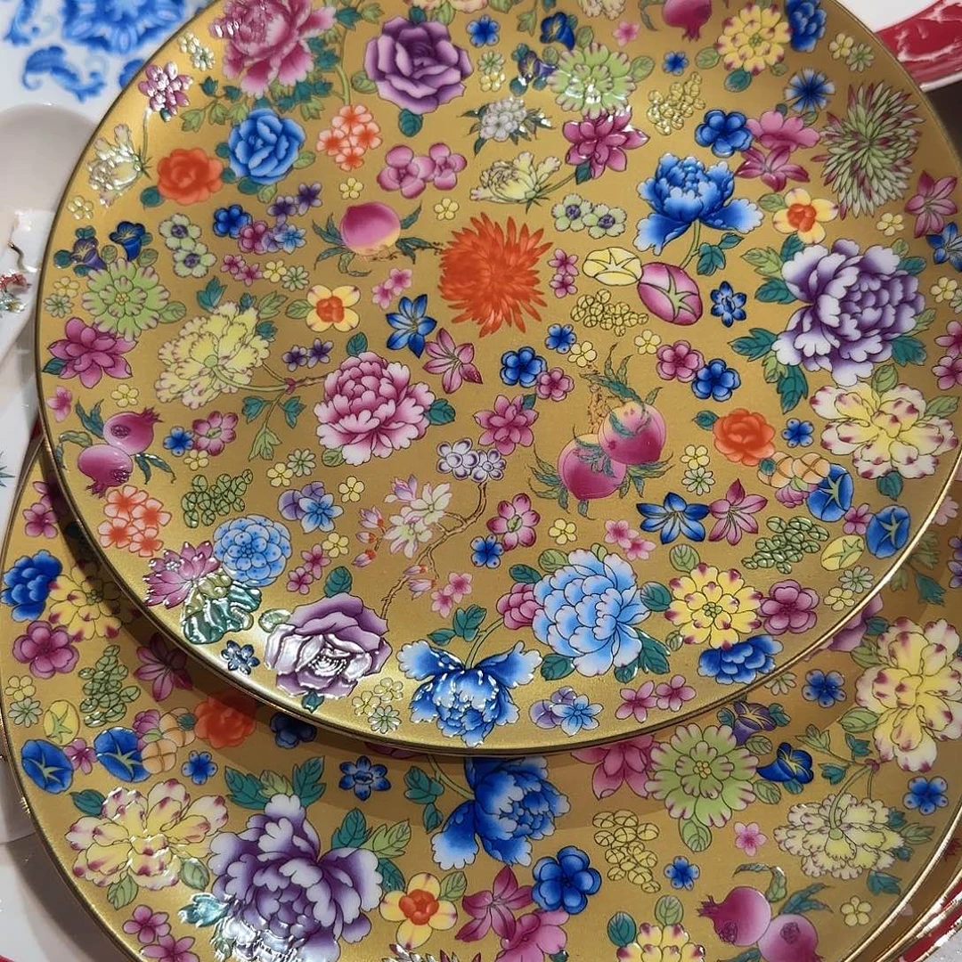 骨瓷骨瓷珐琅彩工艺