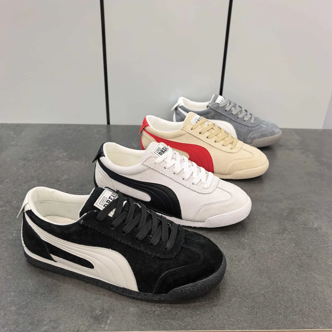 男士真皮低帮休闲板鞋阿甘鞋时尚潮鞋休闲鞋韩版潮流透气舒适百搭