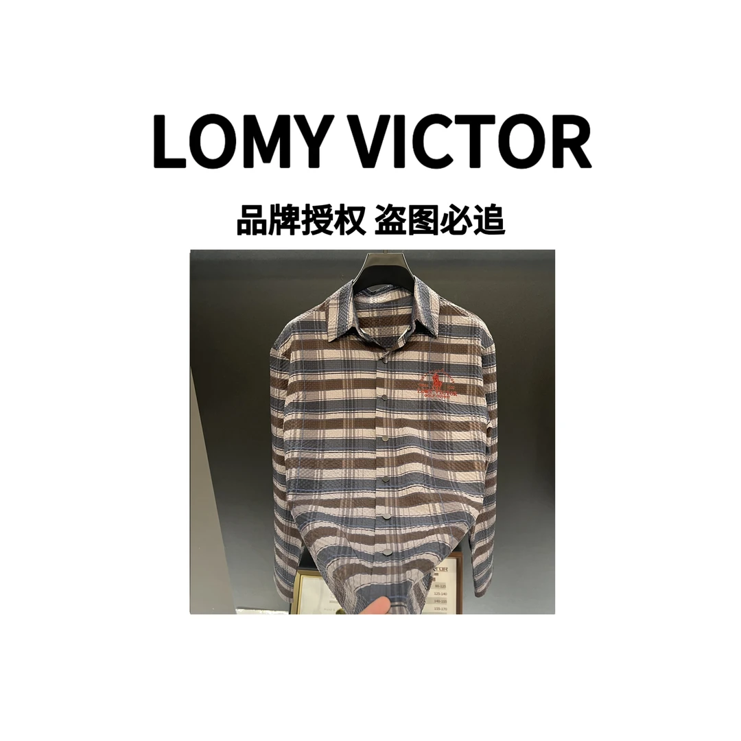 LOMY VICTOR简约轻薄V领轻奢时尚长袖男款NZN2678