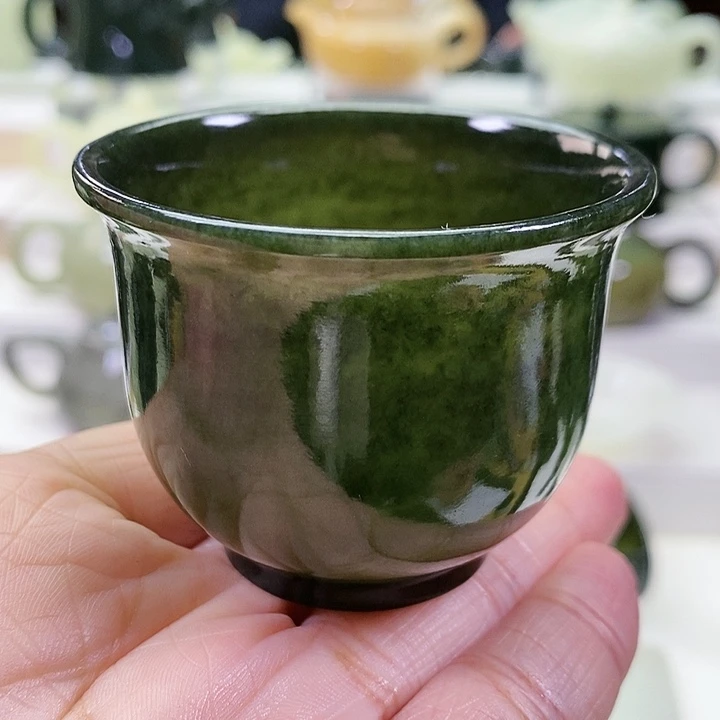 未镶嵌和田玉挂件茶杯80m l