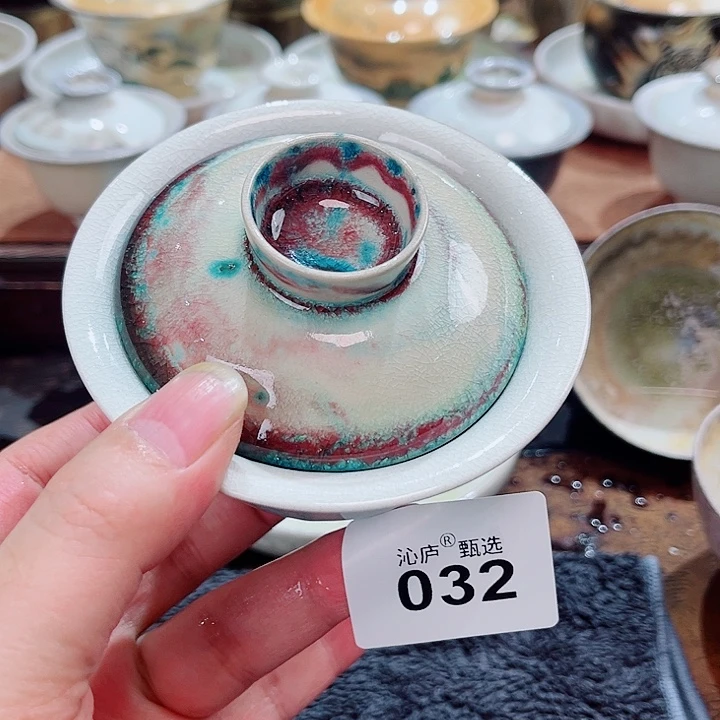 沁庐柴窑古法柴烧全手工茶具