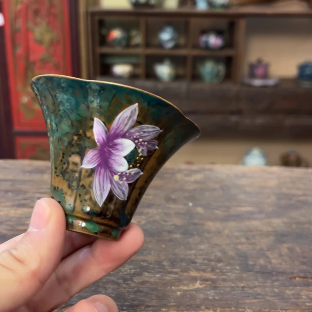 柴烧手工手绘陶瓷