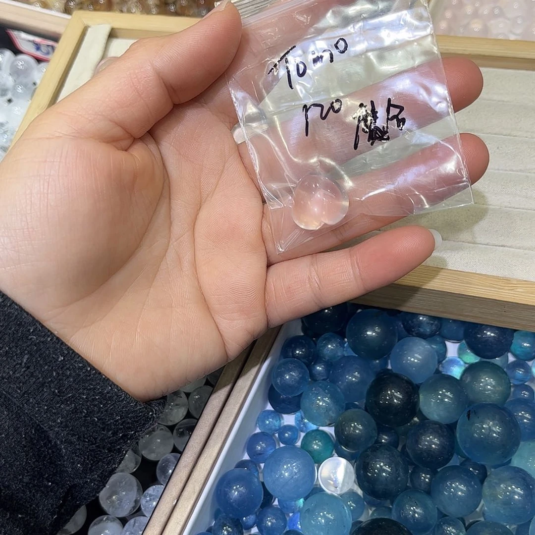 水晶珠宝半成品未镶嵌T**o粉水晶爱心