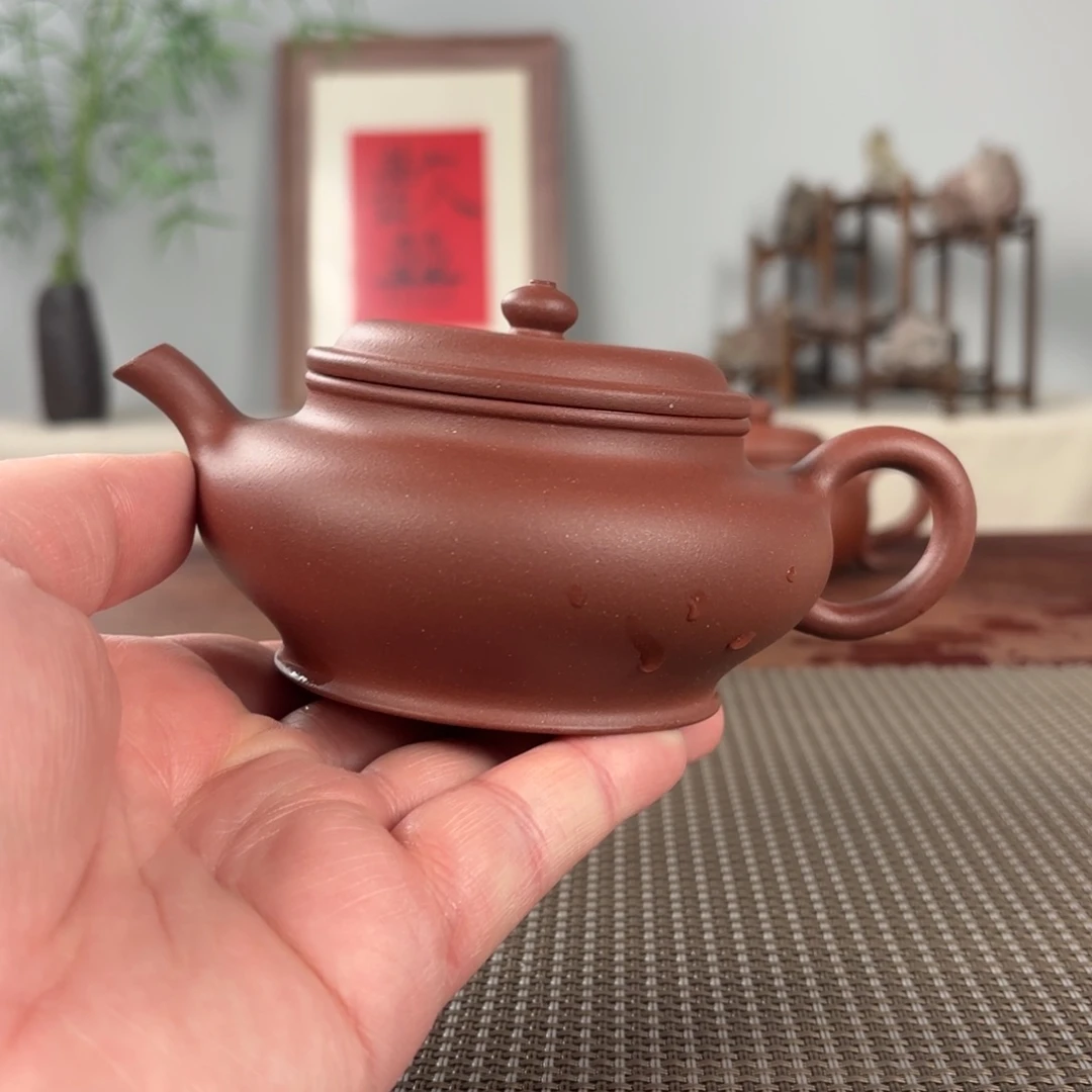 紫砂茶壶烟****微瑕黄龙山原矿紫砂壶