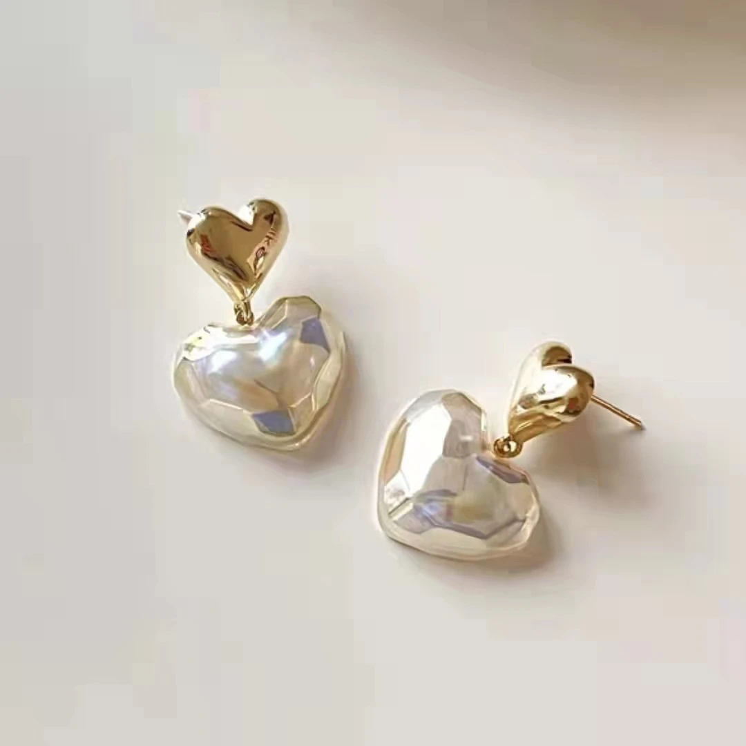 合金仿珍珠耳饰 小耳钉女款欧美风