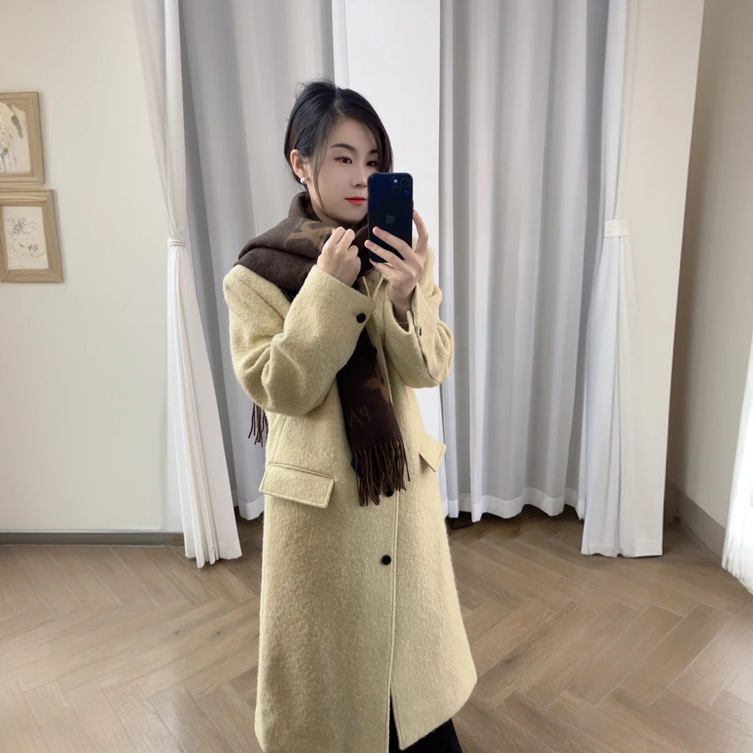 简一遇2024款秋冬大衣外套