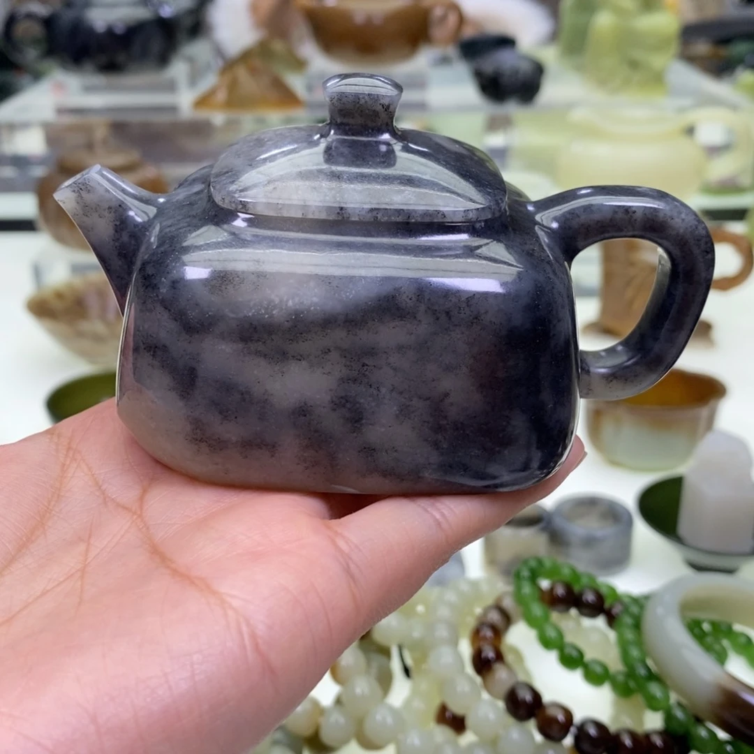 和田玉茶壶未镶嵌N**A