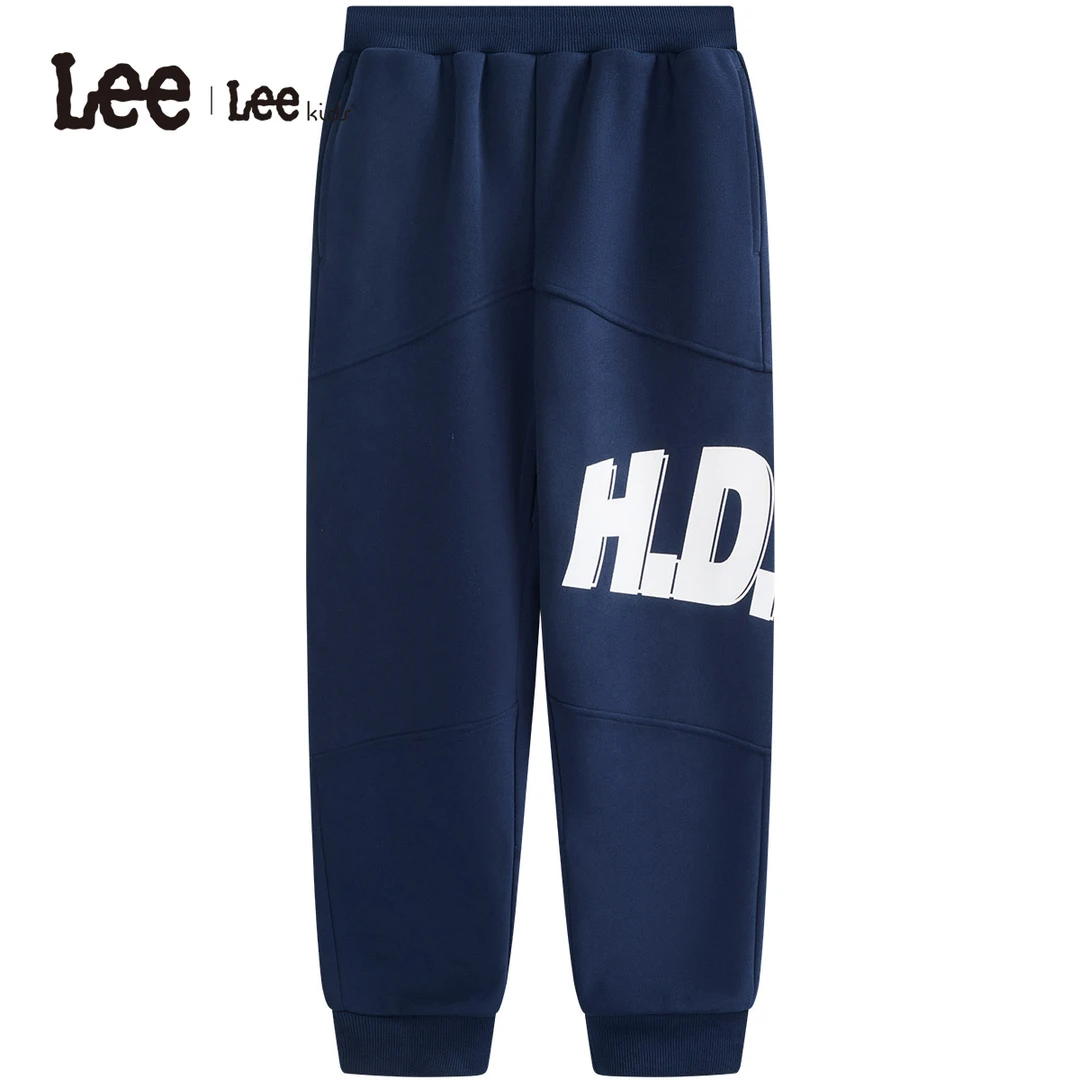 Lee儿童秋冬加绒保暖厚款男童女童潮流休闲裤长裤LK4X2WUB0315