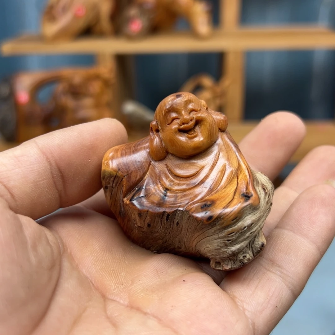 8***9木崖柏木摆件手把件
