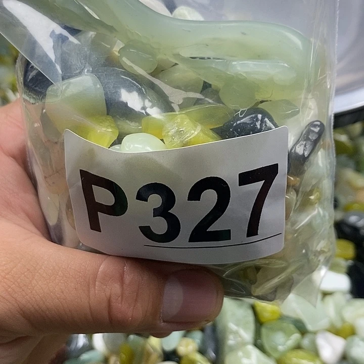 岫玉未镶嵌鱼缸石