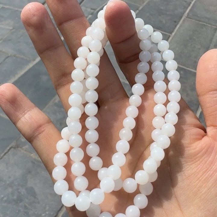 和田玉未镶嵌颈饰俄料白玉项链白富美多样性拍一发一