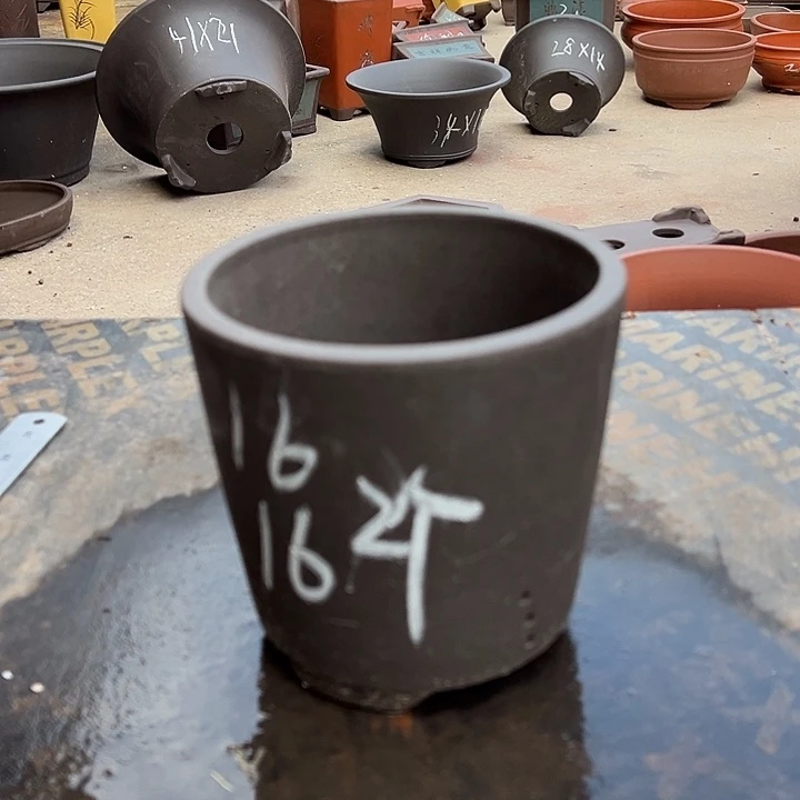 紫砂花盆透气花盆