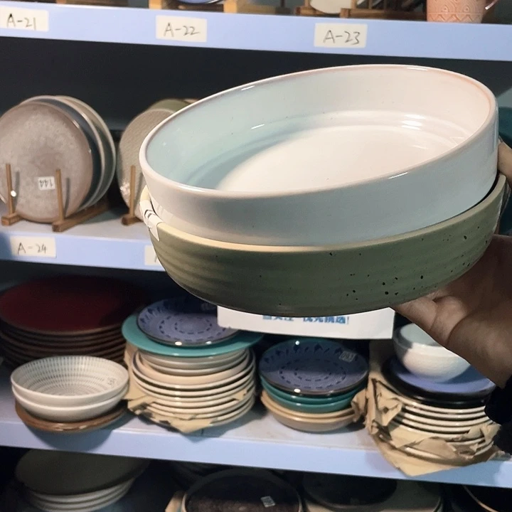 瓷2只高温釉下彩陶瓷餐具