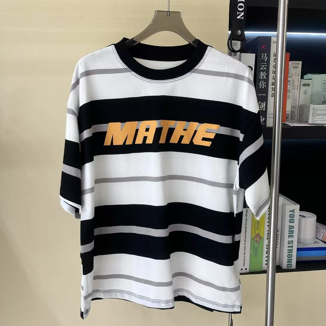 25118条纹款青少年时尚潮流休闲短袖T恤