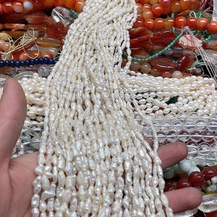 玛瑙/玉髓珠宝半成品未镶嵌一条巴洛克珍珠