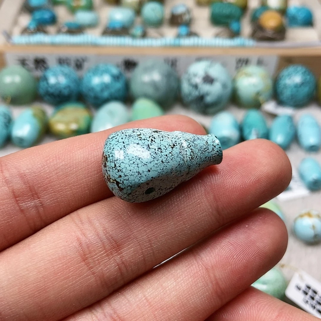 未镶嵌绿松石珠宝半成品